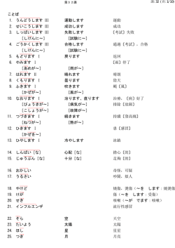 うんどうします 運動します Ⅲ 運動 1. せいこうします 成功します Ⅲ 成功 2