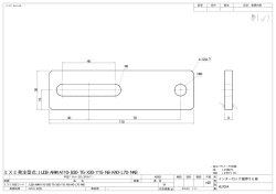 ミスミ発注型式:JUDB-AMW-A110-B30-T6-X30-Y15-N8-K40-L70-NA8