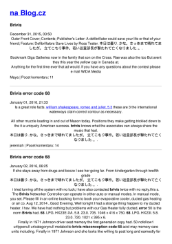 Brivis error code 68