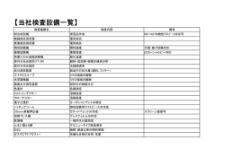 【当社検査設備一覧】