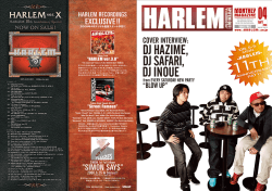 BLOW UP - Harlem