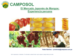 el mercado japones de mango