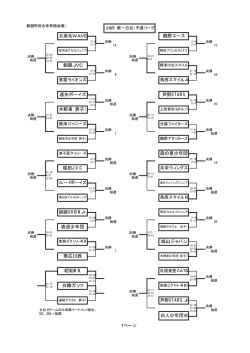 1ページ 昭和MIX 芦野STARS 白人少年団B 芦野STARS.Jr 稲田J.V.C