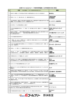 2学期期末テスト向け予想時事問題