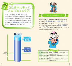 自己資本比率って、 どの位あるの？