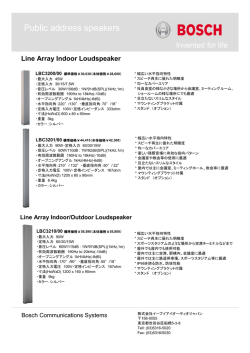 Line Array Indoor Loudspeaker