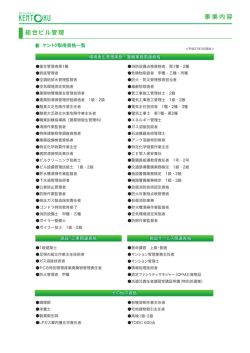 総合ビル管理 事業内容