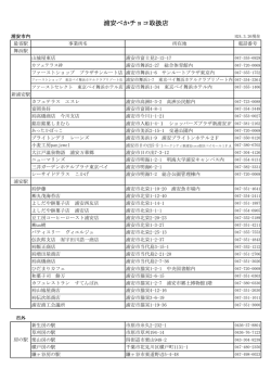 浦安ベかチョコ取扱店