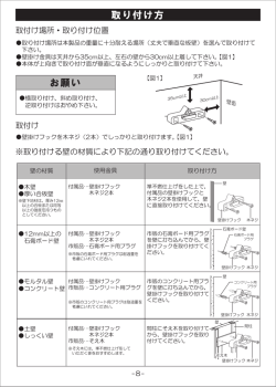 取り付け方法説明書