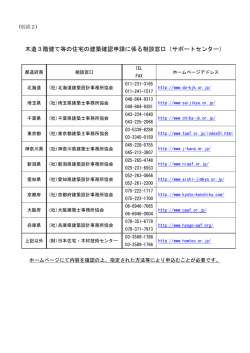 木造3階建てサポートセンター一覧