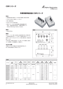 CSR シリーズ