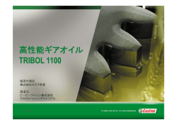 高性能ギアオイル TRIBOL 1100