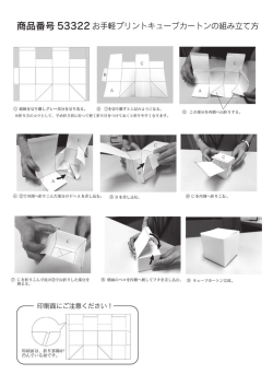トキューブカー トンの組み立て方