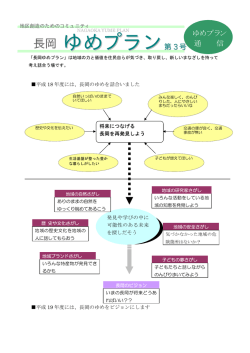 長岡ゆめプラン通信Vol.3