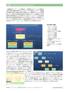 ESEの簡易説明資料 - ナレッジワークス ホームページ