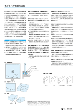 板ガラスの熱割れ強度(PDF：0.89MB)