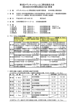 第5回メディキットひょっとこ駅伝競走大会