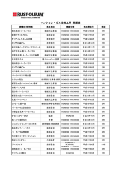 マンション・ビル改修工事 実績表