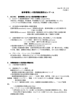 紛争管理と小型武器拡散防止レジーム