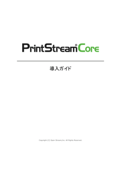 PrintStream Core 導入ガイド - Biz