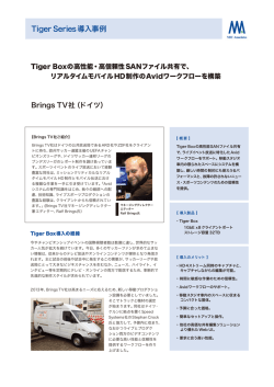Brings TV社 - metaSAN、ファイル共有