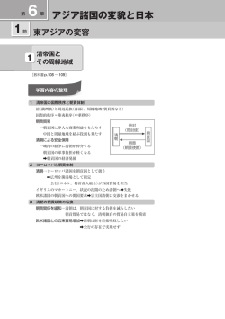 アジア諸国の変貌と日本