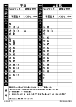 中村九区 - 土浦市公共交通案内