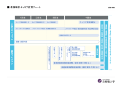 看護学部 キャリア教育チャート