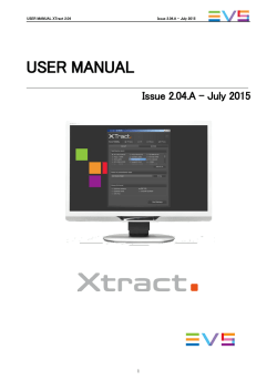 XTract ユーザーマニュアル Ver2.04 (日本語版)