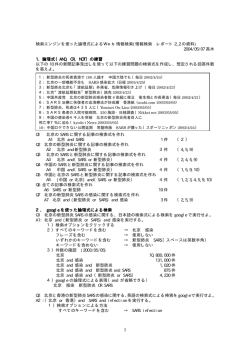 検索エンジンの使用方法(情報検索 レポート2_2の資料) 2002/4 高木
