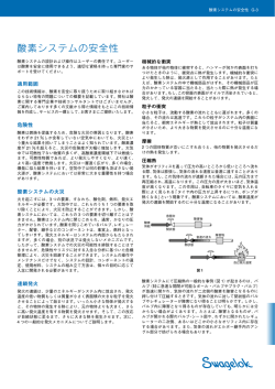 酸素システムの安全性