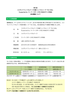 第3回 ココランドフットサルパーク木曜フットサルリーグ「もくえる
