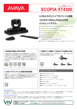 avaya scopia xt4300
