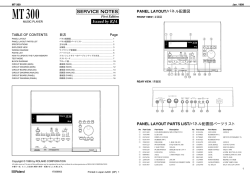SERVICE NOTES Issued by RJA