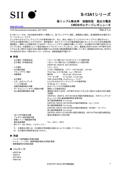 S-13A1シリーズ ボルテージレギュレータ