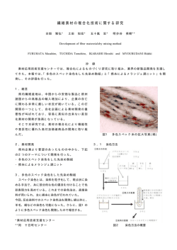 繊維素材の複合化技術に関する研究