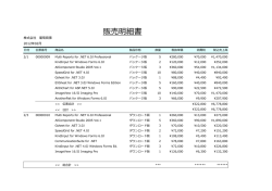 販売明細書 - GrapeCity