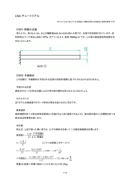 FEM-LISA固有値解析