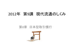 第八章 日本型取引慣行