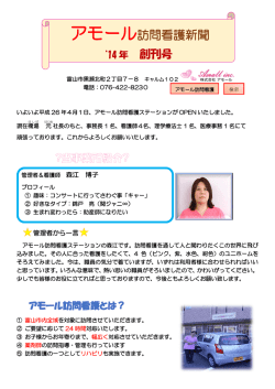 PDFはこちら - アモール訪問看護ステーション