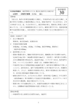 稲作経営事例調査全体版3（経営効率化） [PDF 181KB]