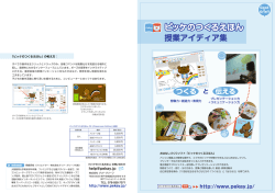「ピッケのつくるえほん」授業アイディア集 A3 2つ折り