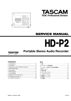 HD-P2 Portable Stereo Audio Recorder