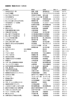 9月29日～10月5日） 1 本のおかわりもう一冊 桜庭一樹著 東京創元社
