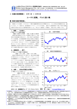 来週の投資環境 - しんきんアセットマネジメント投信