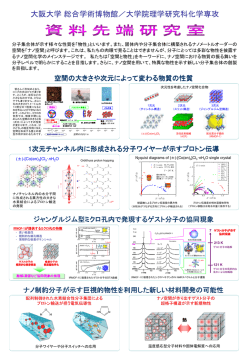 研究紹介パネル - 大阪大学総合学術博物館