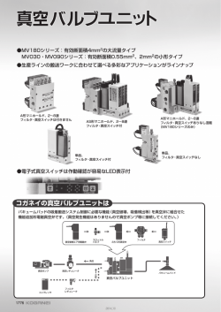 カタログ 表示製品（PDF） - コガネイ