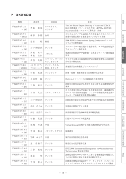 7 海外研修記録