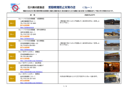 石川県の飲食店 受動喫煙防止対策の店 《 カレー 》