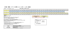 【沖縄（那覇）ステイ3日間】2016年1～3月 大阪発